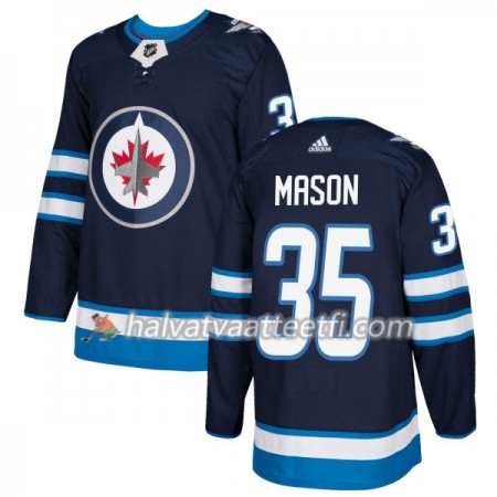 Miesten NHL Winnipeg Jets Pelipaita Steve Mason 35 Adidas 2017-2018 Laivastonsininen Authentic Miesten NHL Winnipeg Jets Pelipaita Steve Mason 35 Adidas 2017-2018 Laivastonsininen Authentic